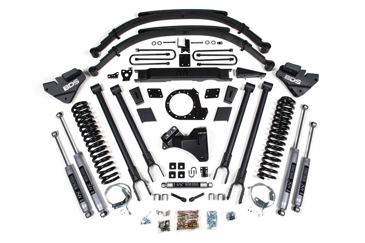 BDS 9" 4-Link Lift Kit, FOX 2.0 Performance shocks (1960FS)