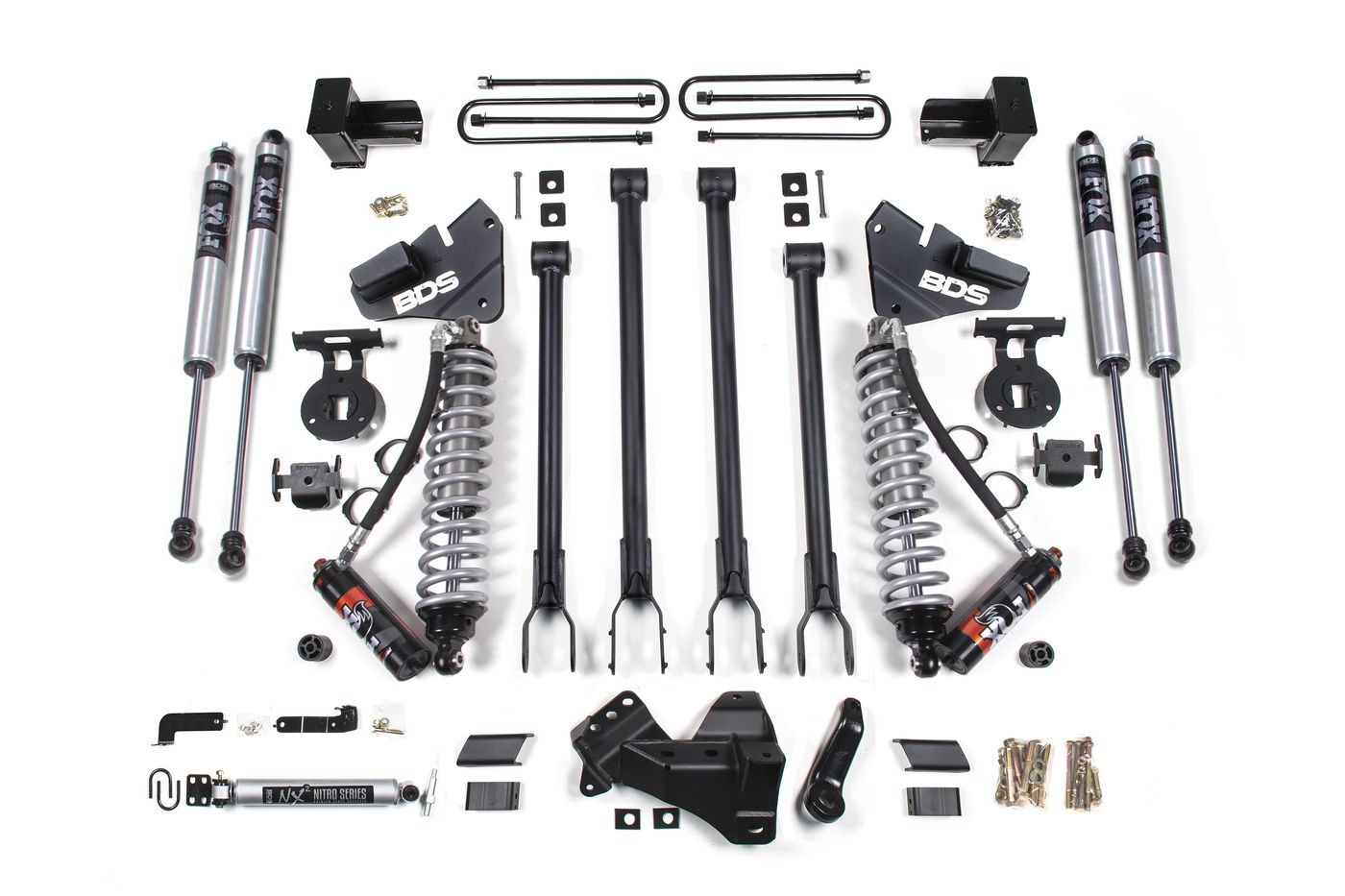 BDS 5" 4-Link Lift Kit, FOX 2.5 Performance Elite shocks (1973FPE)