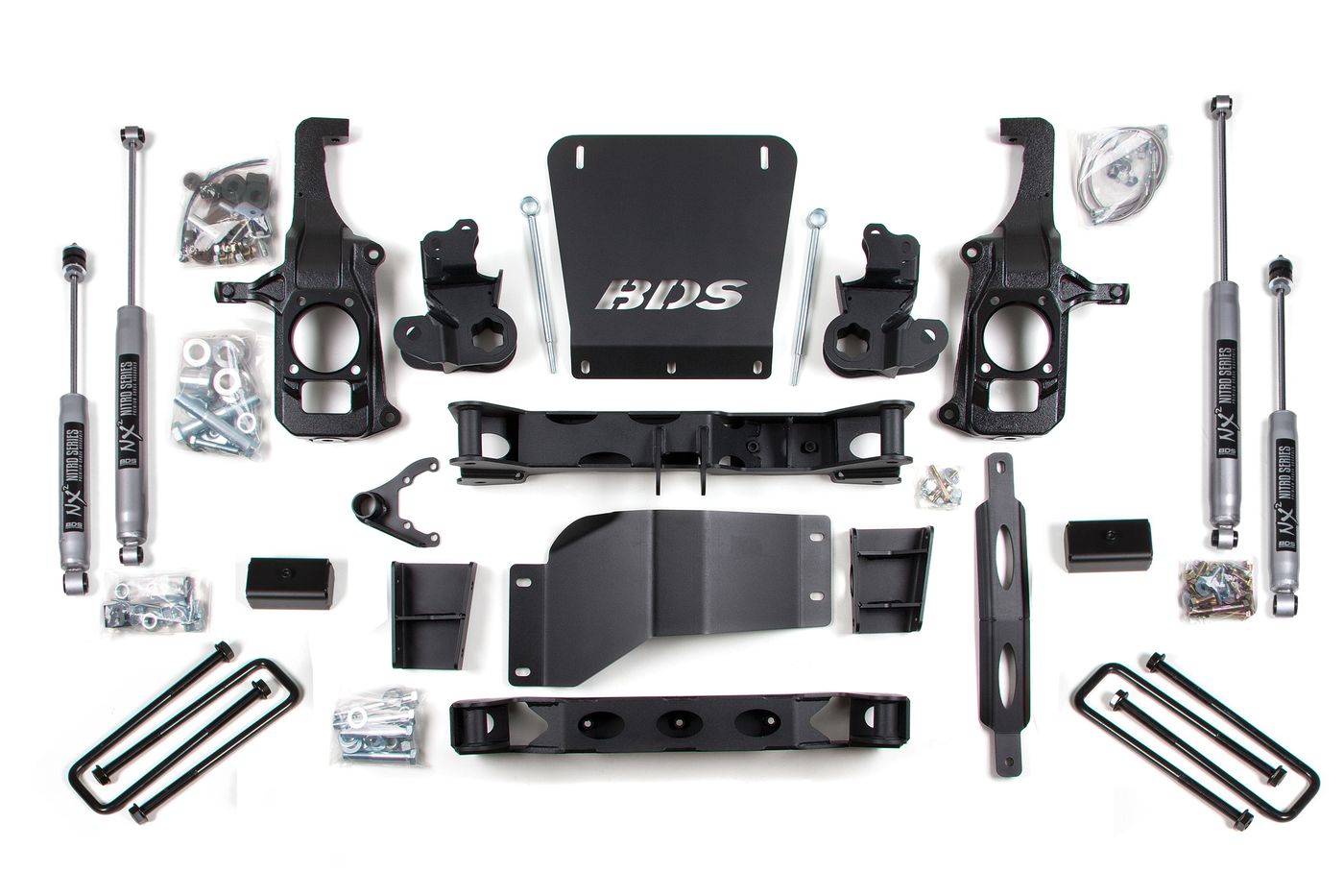 BDS 6.5" Suspension Lift Kit, FOX 2.5 Performance Elite shocks (197FPE)