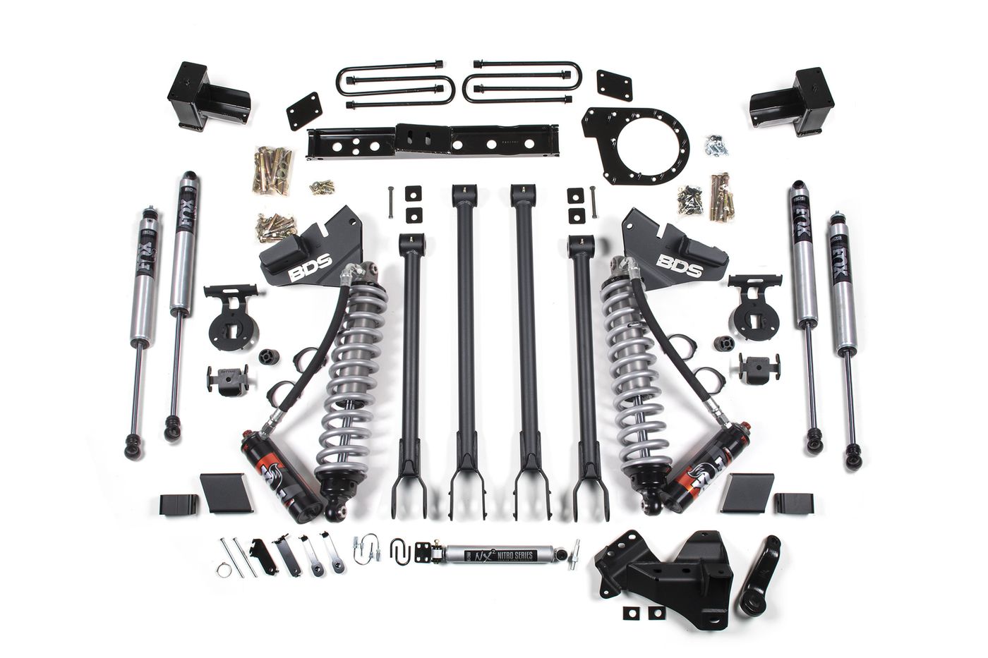 BDS 6" 4-Link Lift Kit, FOX 2.5 Performance Elite shocks (1987FPE)
