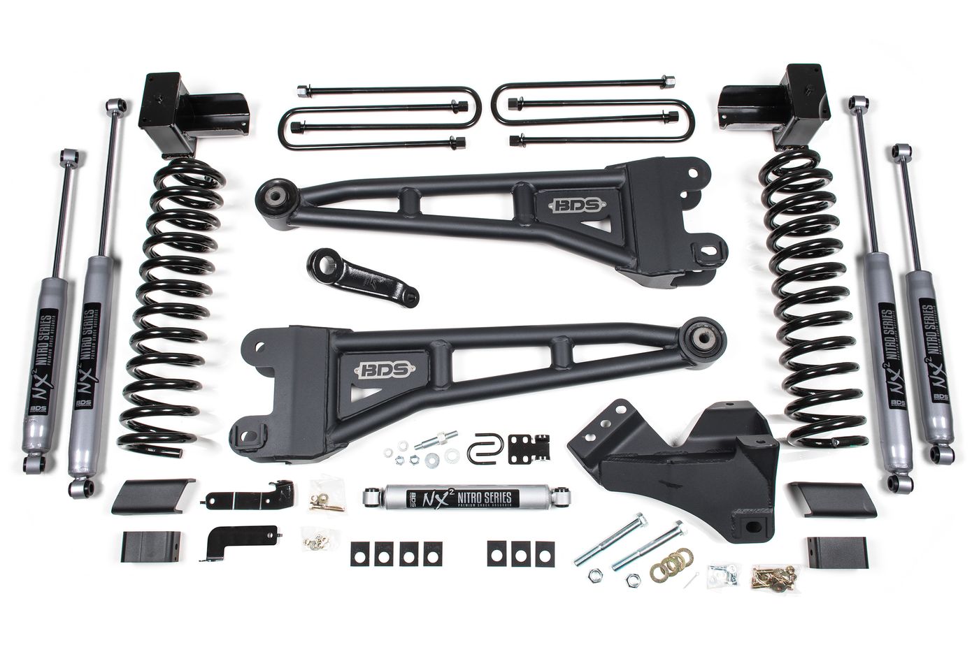 BDS 4" Radius Arm Lift Kit, FOX 2.5 Performance Elite shocks (1994FPE)