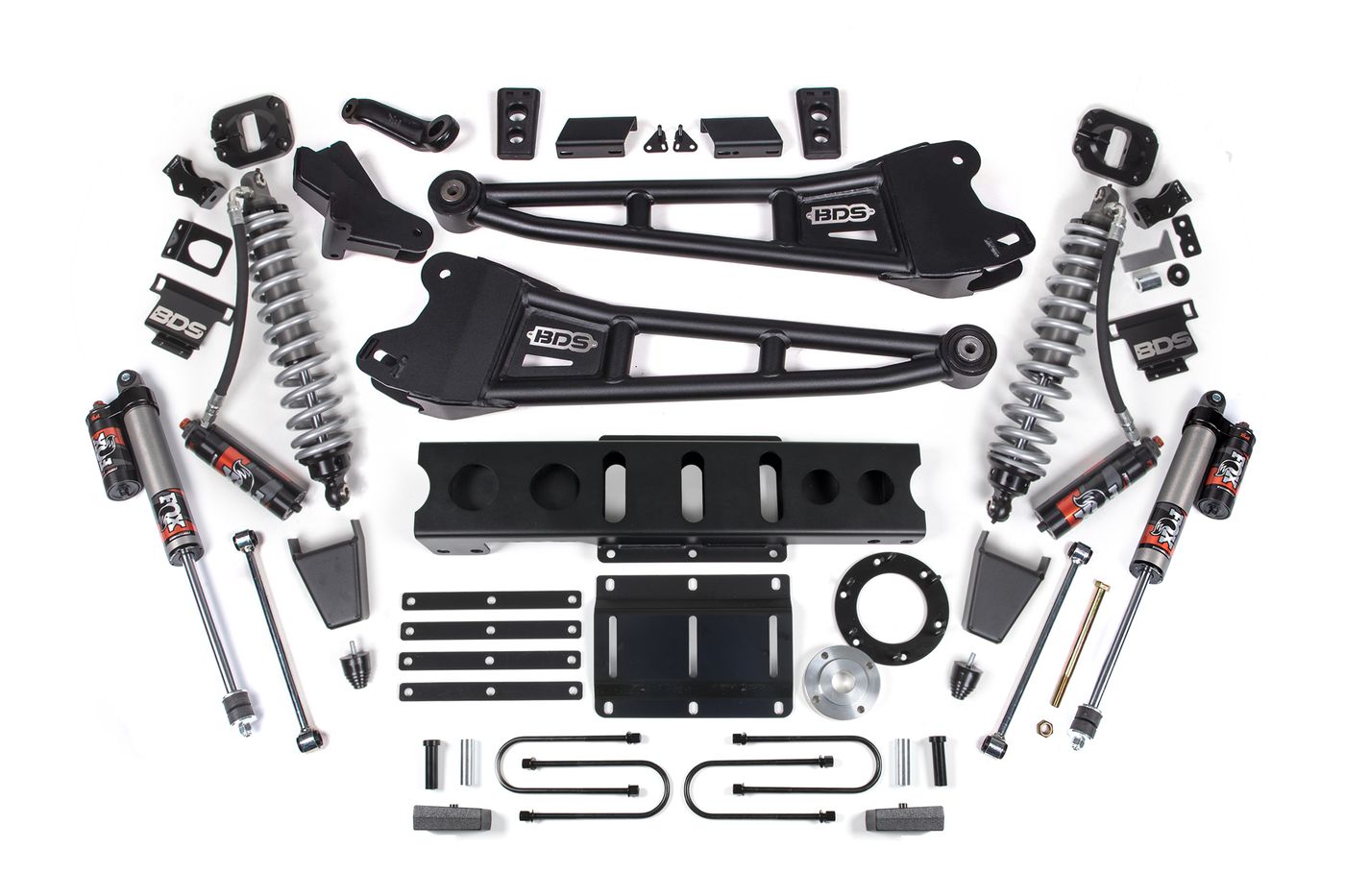 BDS 4" Radius Arm Lift Kit, FOX 2.5 Performance Elite shocks (2129PESB)