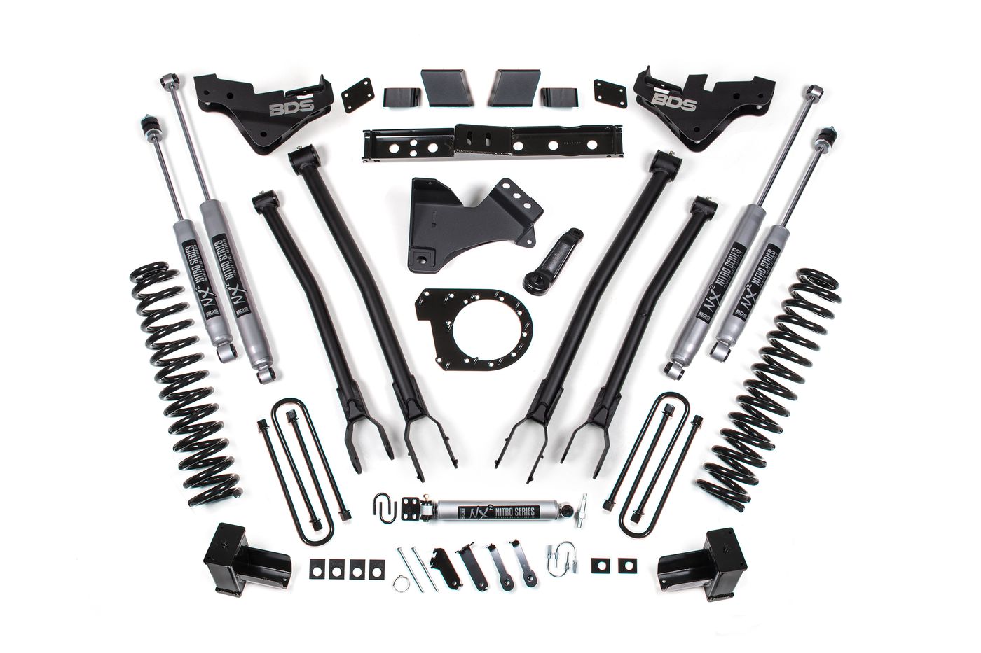 BDS 7" 4-Link Lift Kit, FOX 2.0 Performance shocks (2254FPS)
