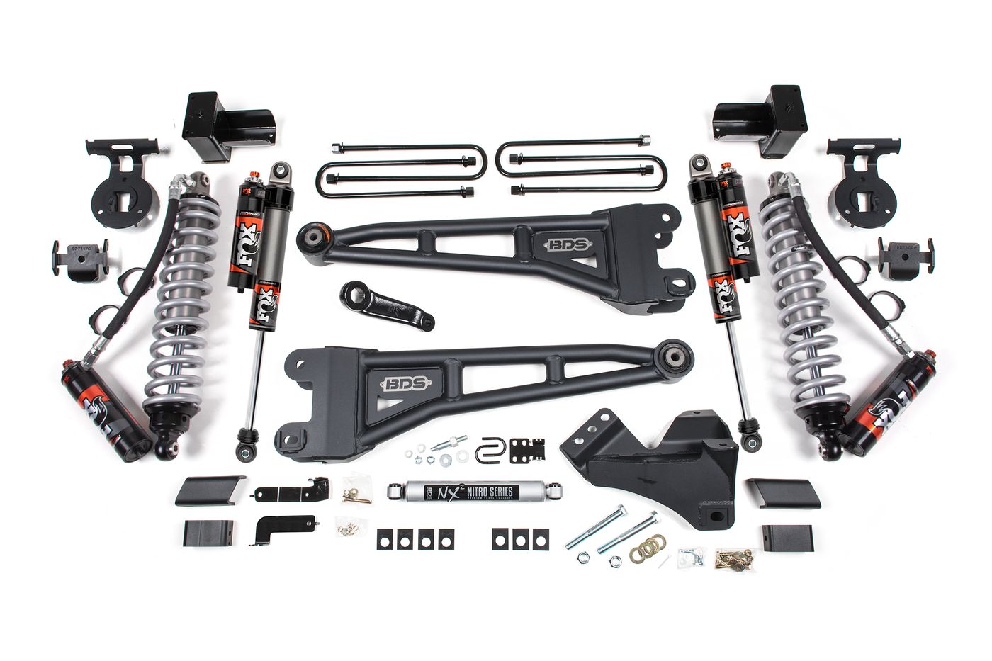 BDS 5" Radius Arm Lift Kit, FOX 2.5 Performance Elite shocks (2261PPS)