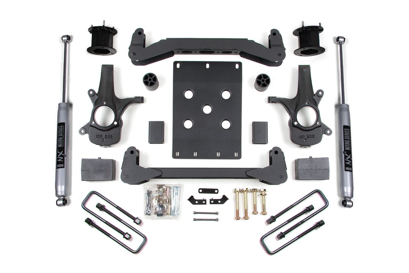 BDS 4.5" Suspension Lift Kit, FOX 2.0 Performance shocks (704FS)