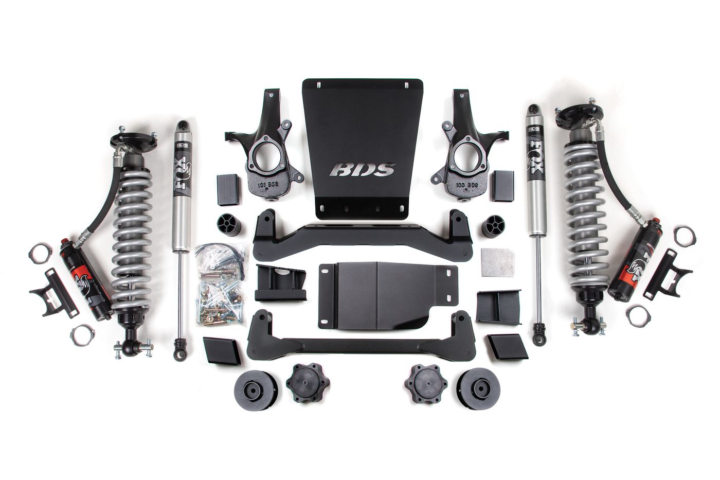 BDS 4" Suspension Lift Kit, FOX 2.5 Performance Elite shocks (900PSS)