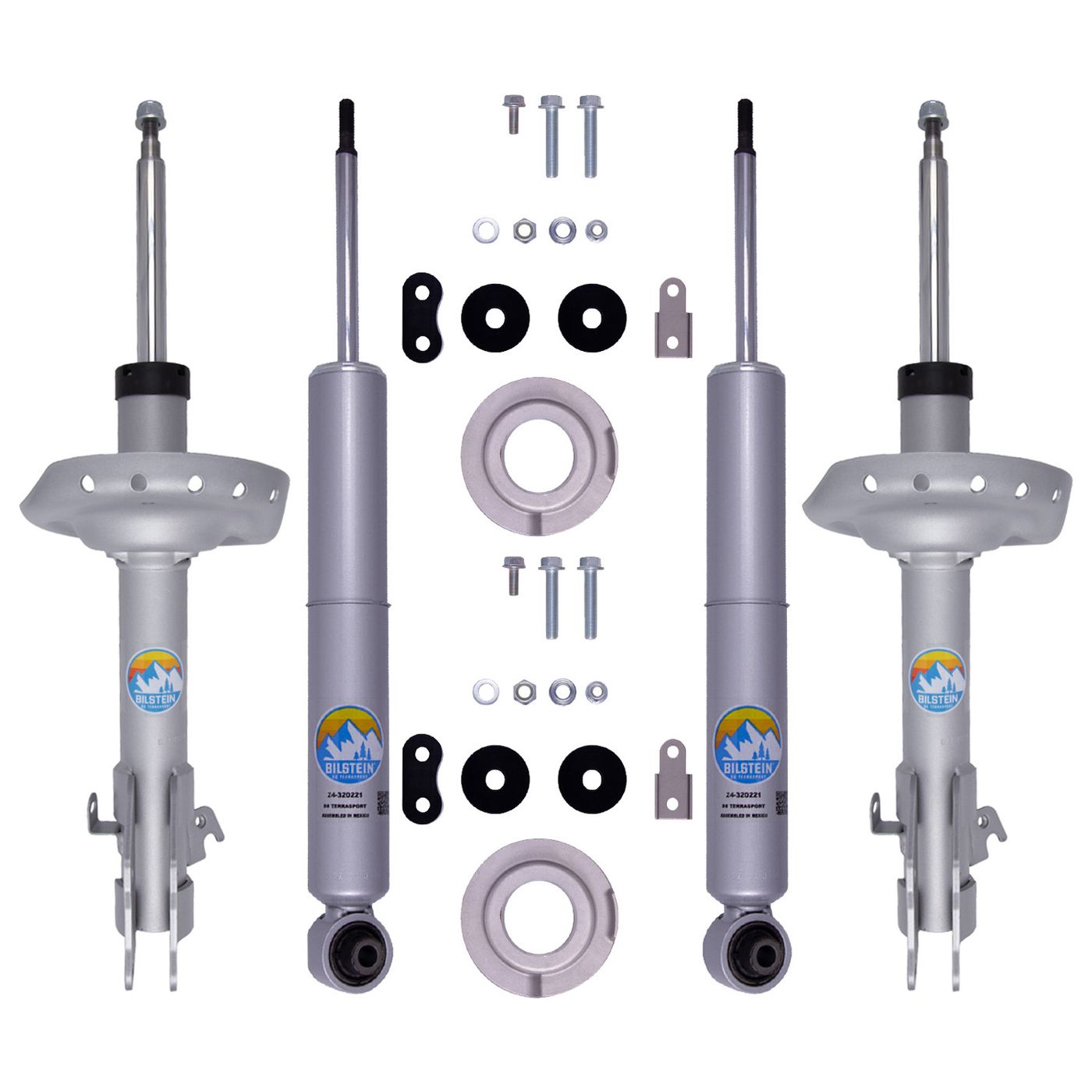 Bilstein B8 TerraSport Lift Kit for 2016–2017 Subaru Crosstrek and 2013–2015 Subaru XV Crosstrek