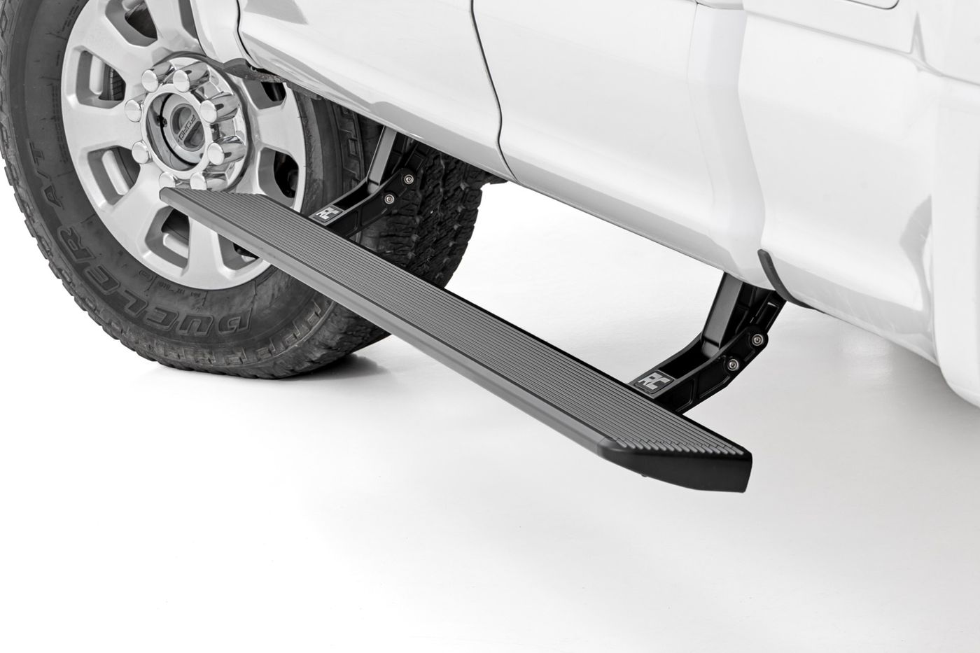 Rough Country Power Running Boards | HT-Series | Super Cab | Ford F-150/Lightning/F-250/F-350/Raptor (15-26)