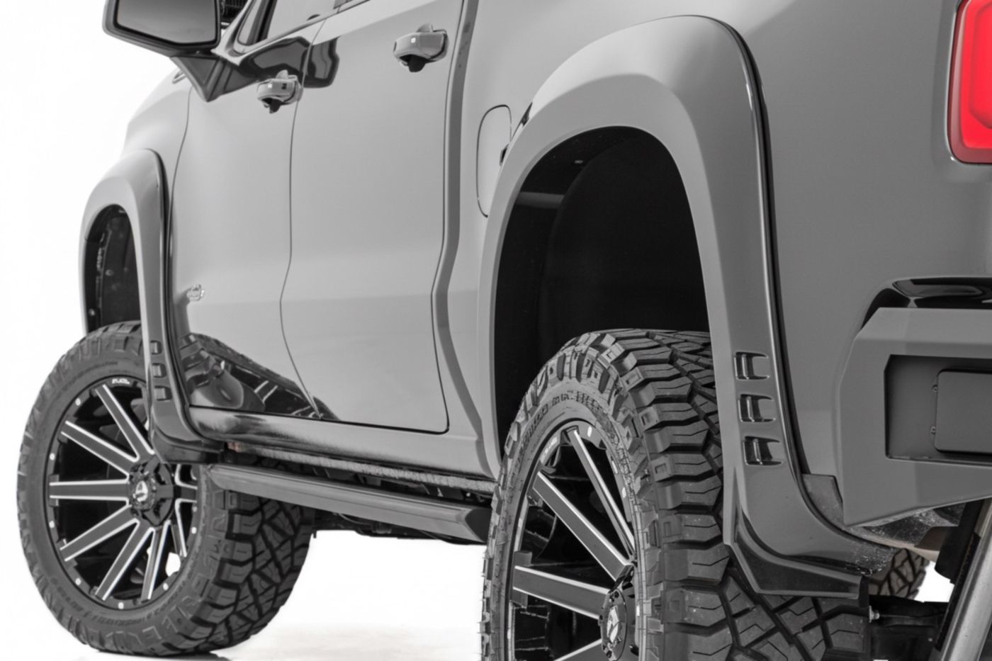 Rough Country SF1 Fender Flares | GJI Shadow Gray | Chevy Silverado 1500 2WD/4WD (19-26)