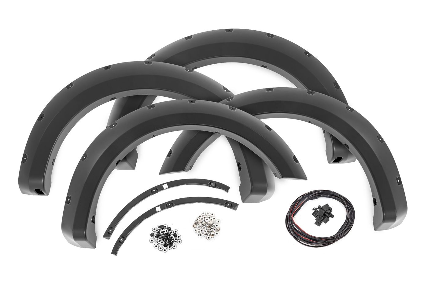 Rough Country Pocket Fender Flares | Z1 Oxford White | Ford F-150 2WD/4WD (2009-2014)
