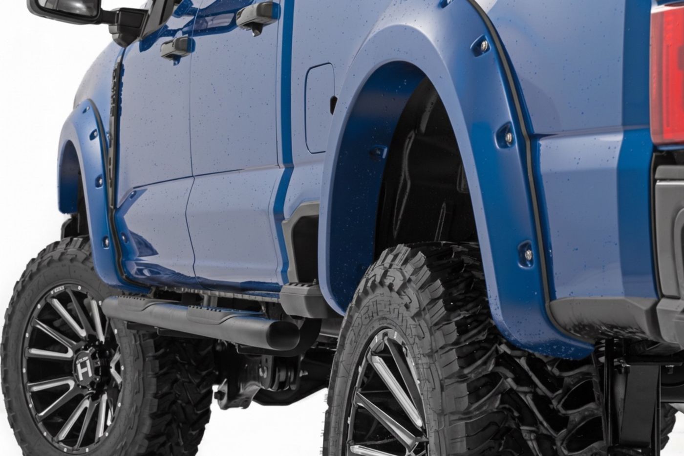 Rough Country Pocket Fender Flares | E9 Argon Blue | Ford F-250/F-350 Super Duty (23-26)