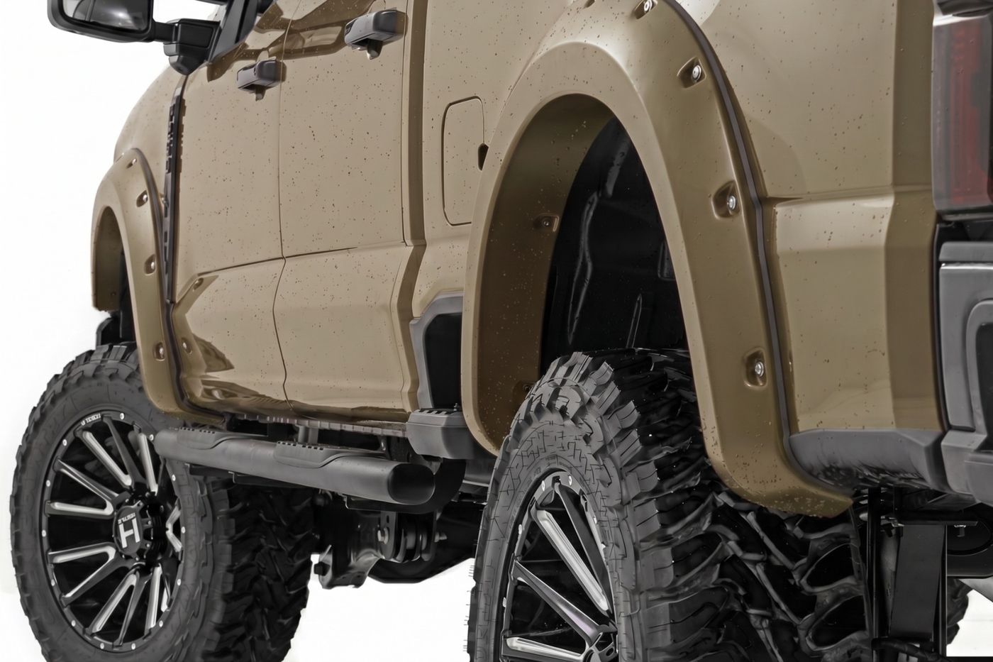 Rough Country Pocket Fender Flares | T9 Marsh Gray | Ford F-250/F-350 Super Duty (23-26)