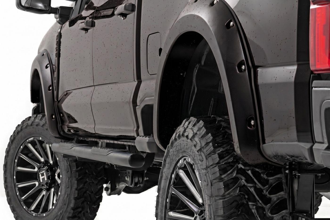 Rough Country Pocket Fender Flares | UM Agate Black | Ford F-250/F-350 Super Duty (23-26)