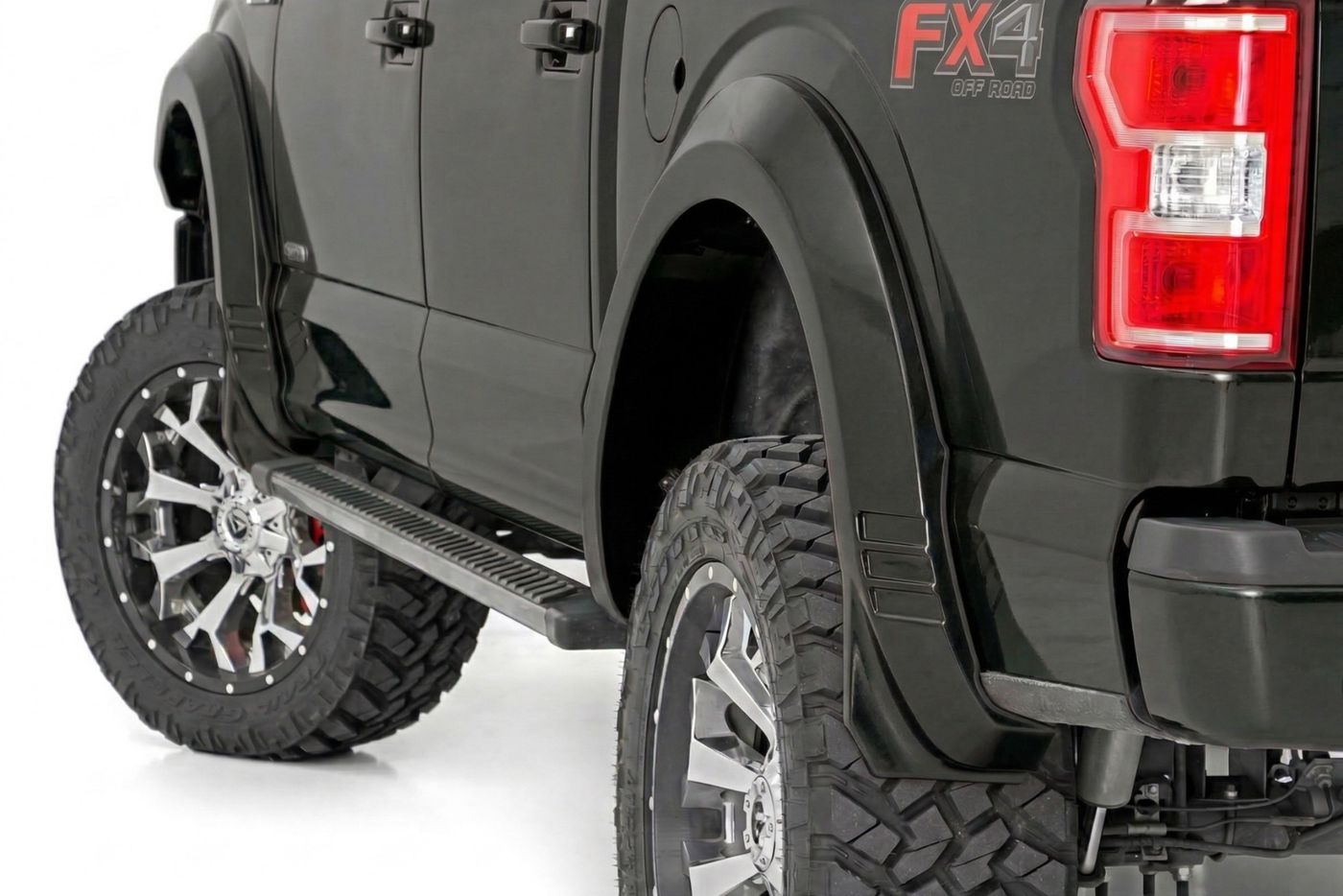 Rough Country SF1 Fender Flares | TB Real Steel | Ford F-150 2WD/4WD (2015-2017)