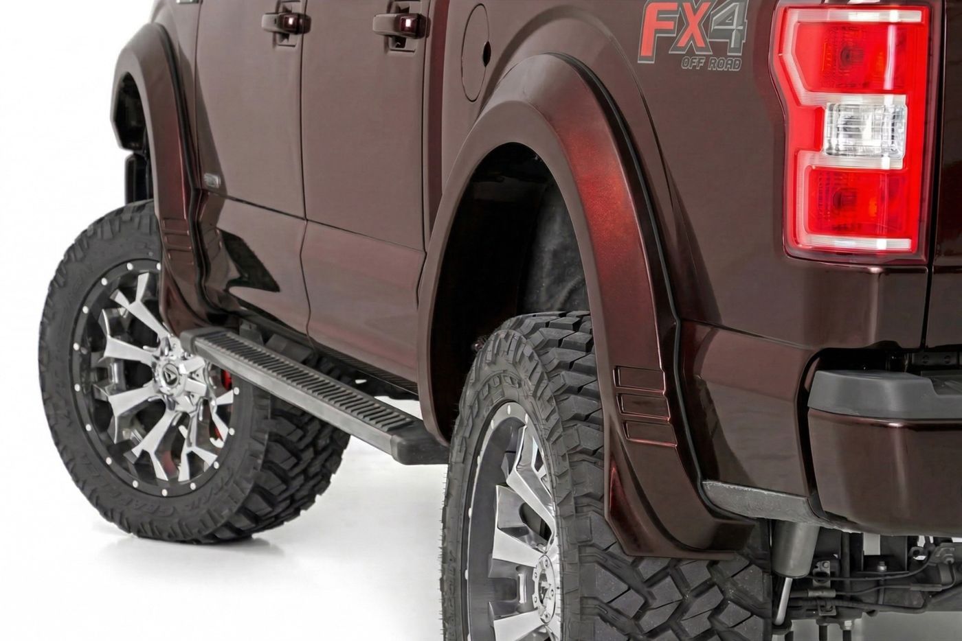 Rough Country SF1 Fender Flares | E2 Magma Red | Ford F-150 2WD/4WD (2018-2020)