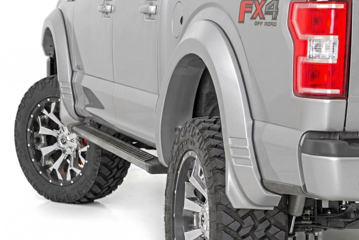 Rough Country SF1 Fender Flares | JS Iconic Silver | Ford F-150 2WD/4WD (2018-2020)