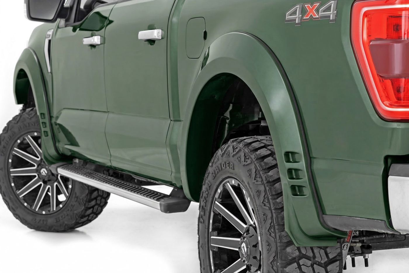 Rough Country SF1 Fender Flares | DB Shelter Green | Ford F-150 2WD/4WD (2021-2026)