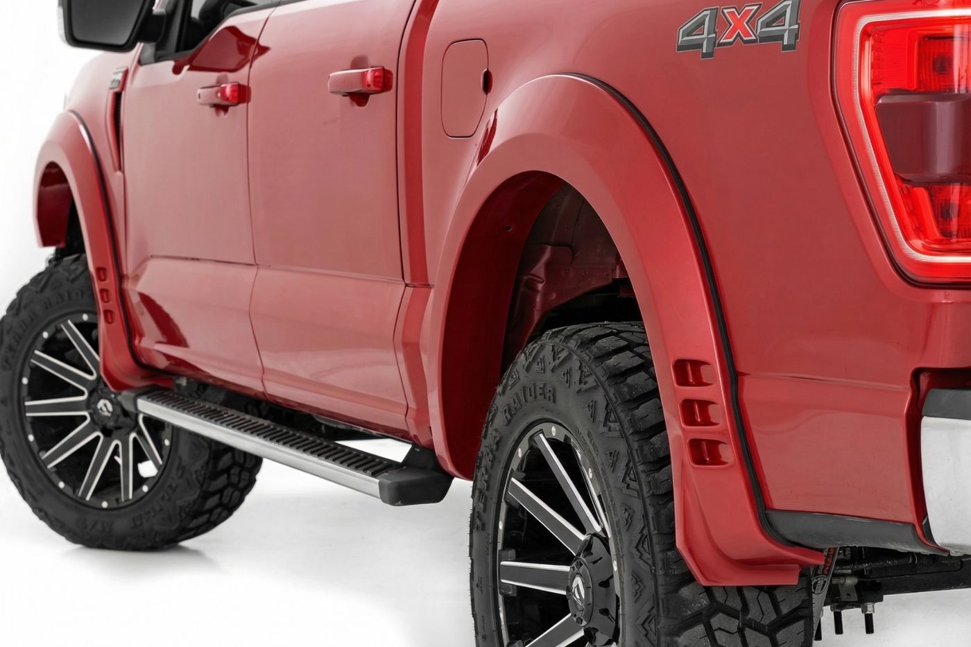 Rough Country SF1 Fender Flares | EA Hot Pepper Red | Ford F-150 2WD/4WD (2021-2026)