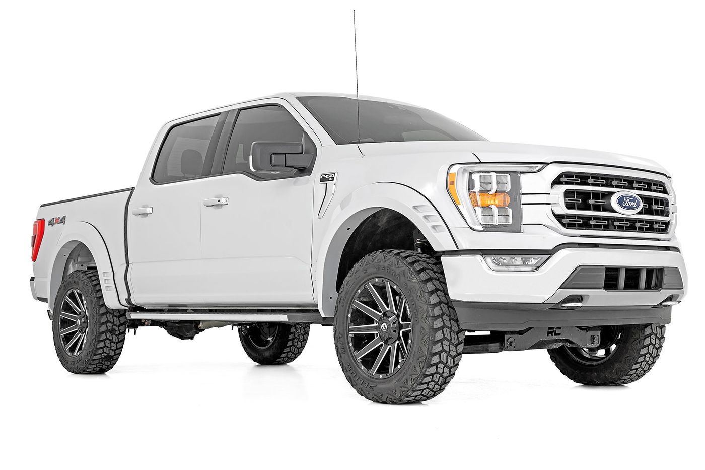 Rough Country SF1 Fender Flares | JS Iconic Silver | Ford F-150 2WD/4WD (2021-2026)