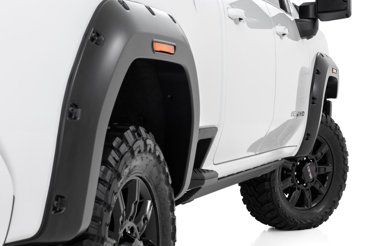 Rough Country Pocket Fender Flares | GBA Black | GMC Sierra 2500 HD/Sierra 3500 HD (20-26)