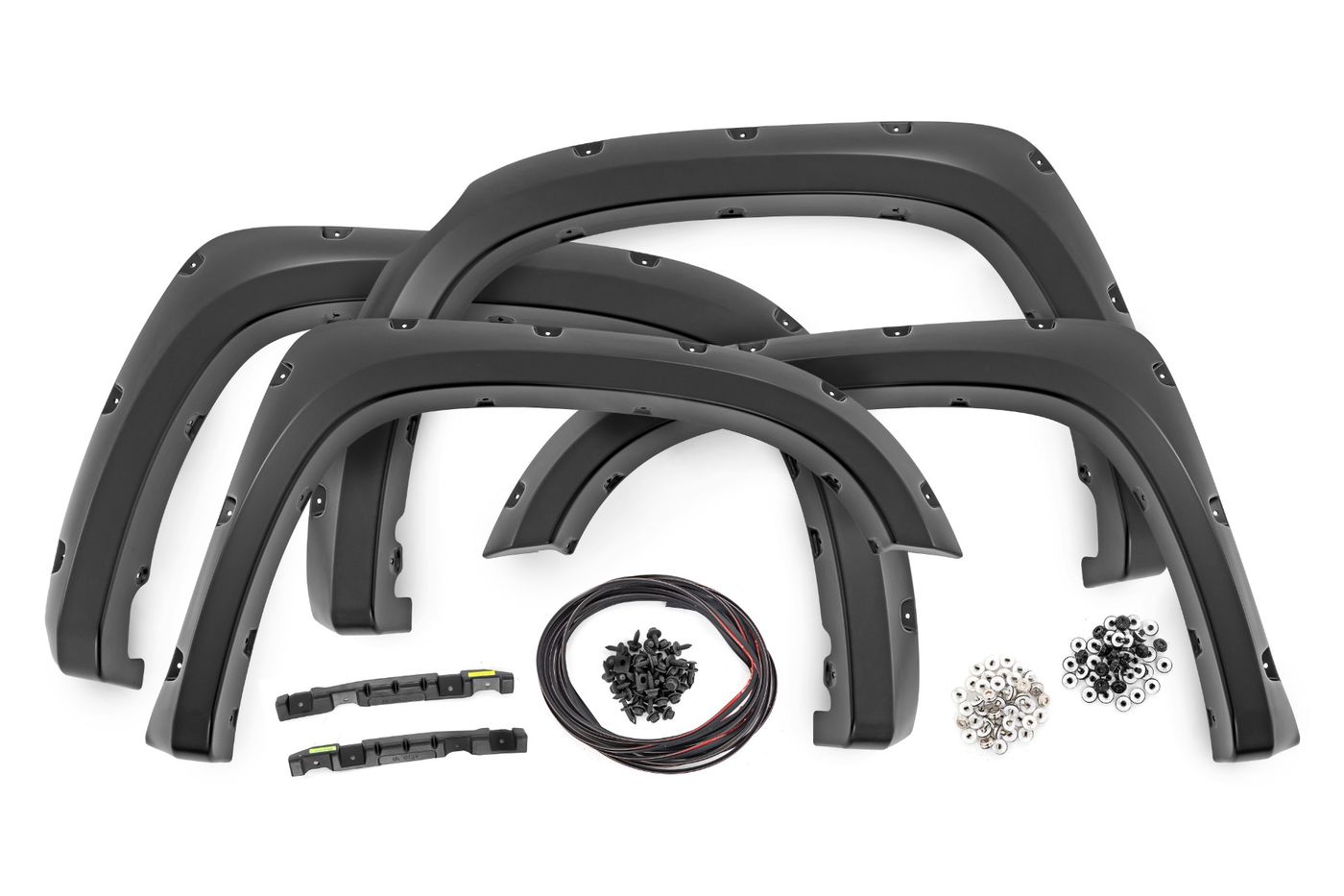 Rough Country Pocket Fender Flares | 4X4 Smoked Mesquite | Toyota Tundra 2WD/4WD (14-21)