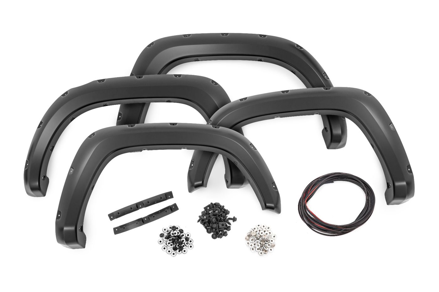 Rough Country Pocket Fender Flares | 4V6 Quicksand | Toyota Tacoma 2WD/4WD (2016-2023)
