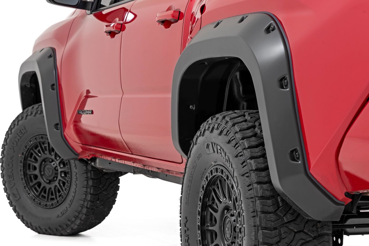 Rough Country Pocket Fender Flares | 4Z2 Mudbath | Toyota Tacoma 2WD/4WD (2024-2026)
