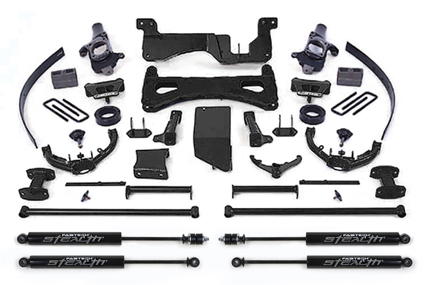 Fabtech 8" Performance Lift System w/Shocks