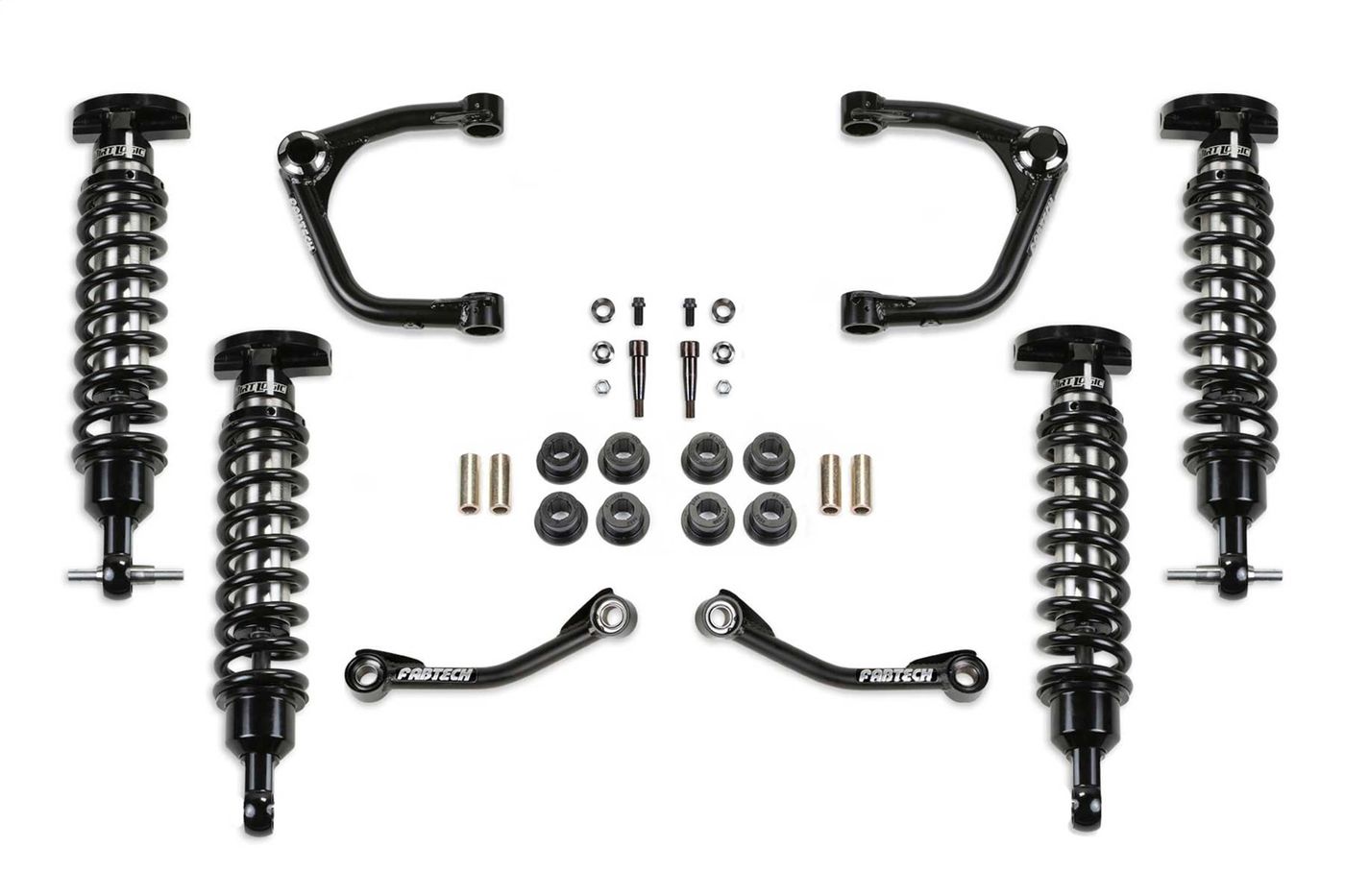 Fabtech 3" Uniball UCA Lift System w/Shocks