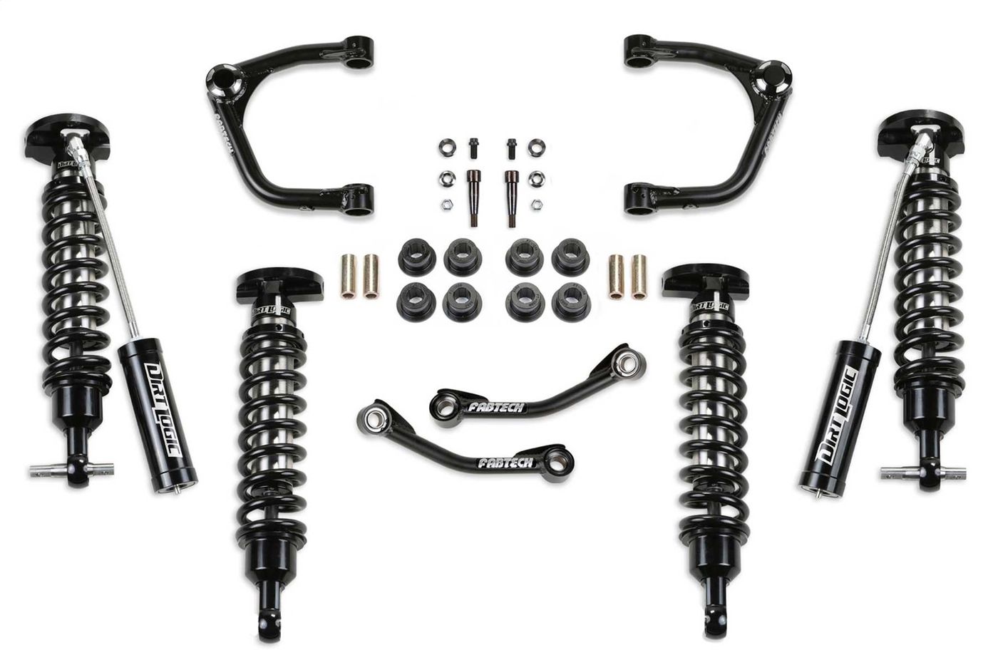 Fabtech 3" Uniball UCA Lift System w/Shocks