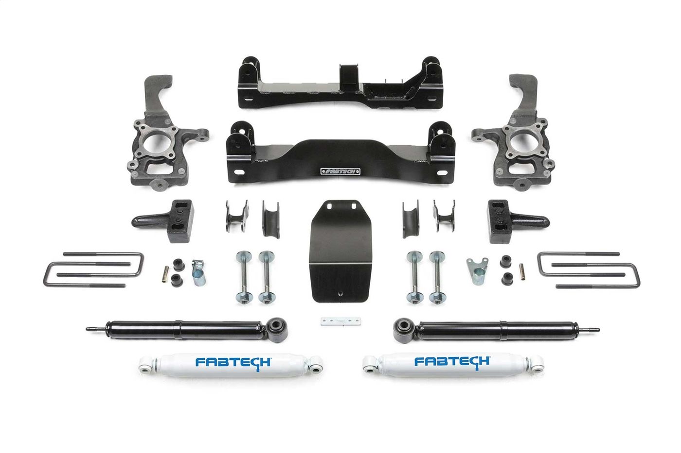 Fabtech 4" Basic Lift System w/Shocks