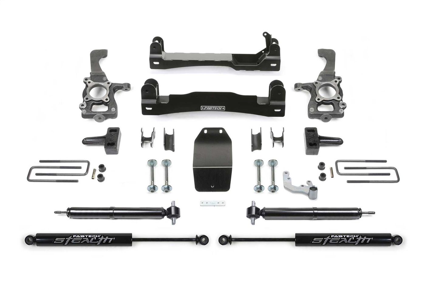 Fabtech 4" Basic Lift System w/Shocks
