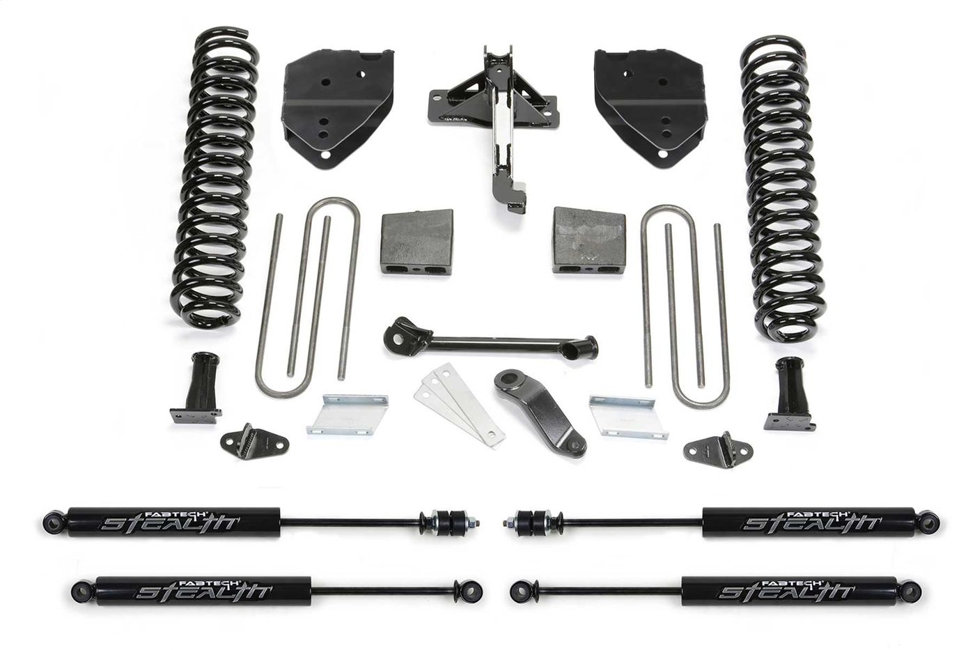 Fabtech 4" Basic Lift System w/Shocks
