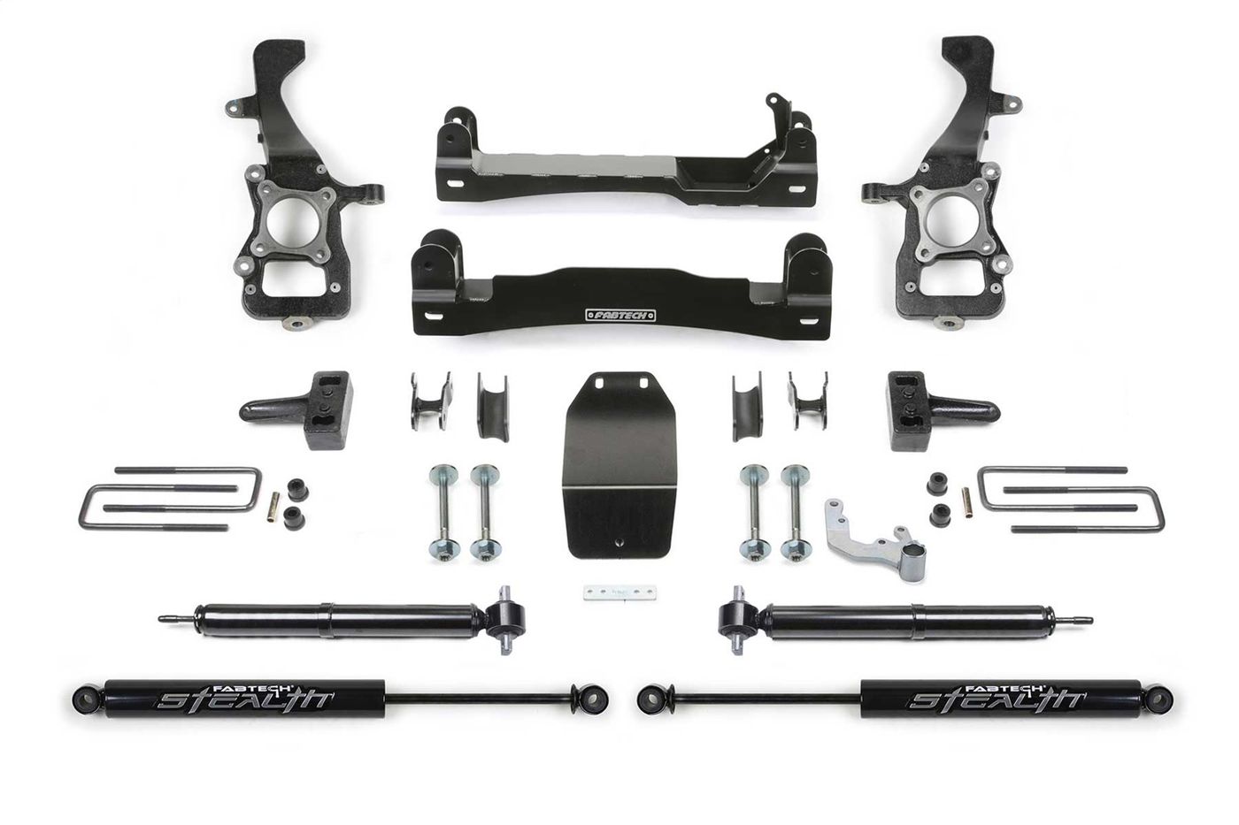 Fabtech 4" Basic Lift System w/Shocks