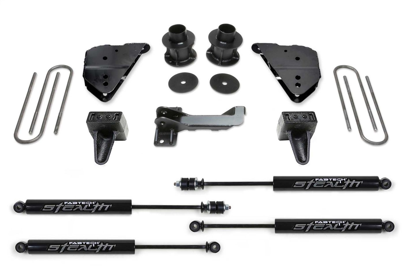 Fabtech 4" Budget Lift System w/Shock