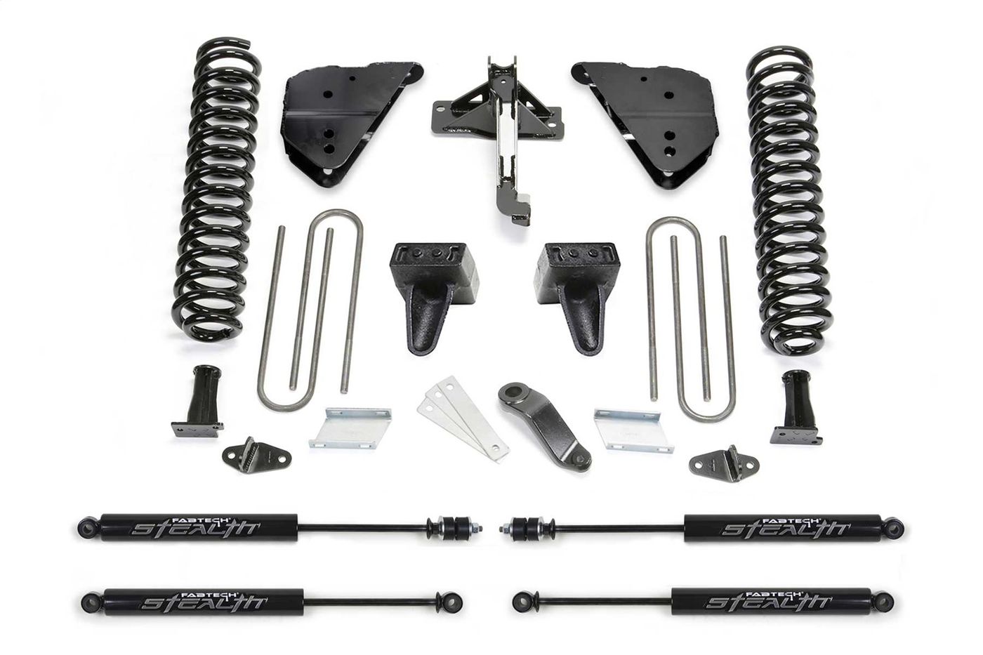 Fabtech 4" Basic Lift System w/Shocks
