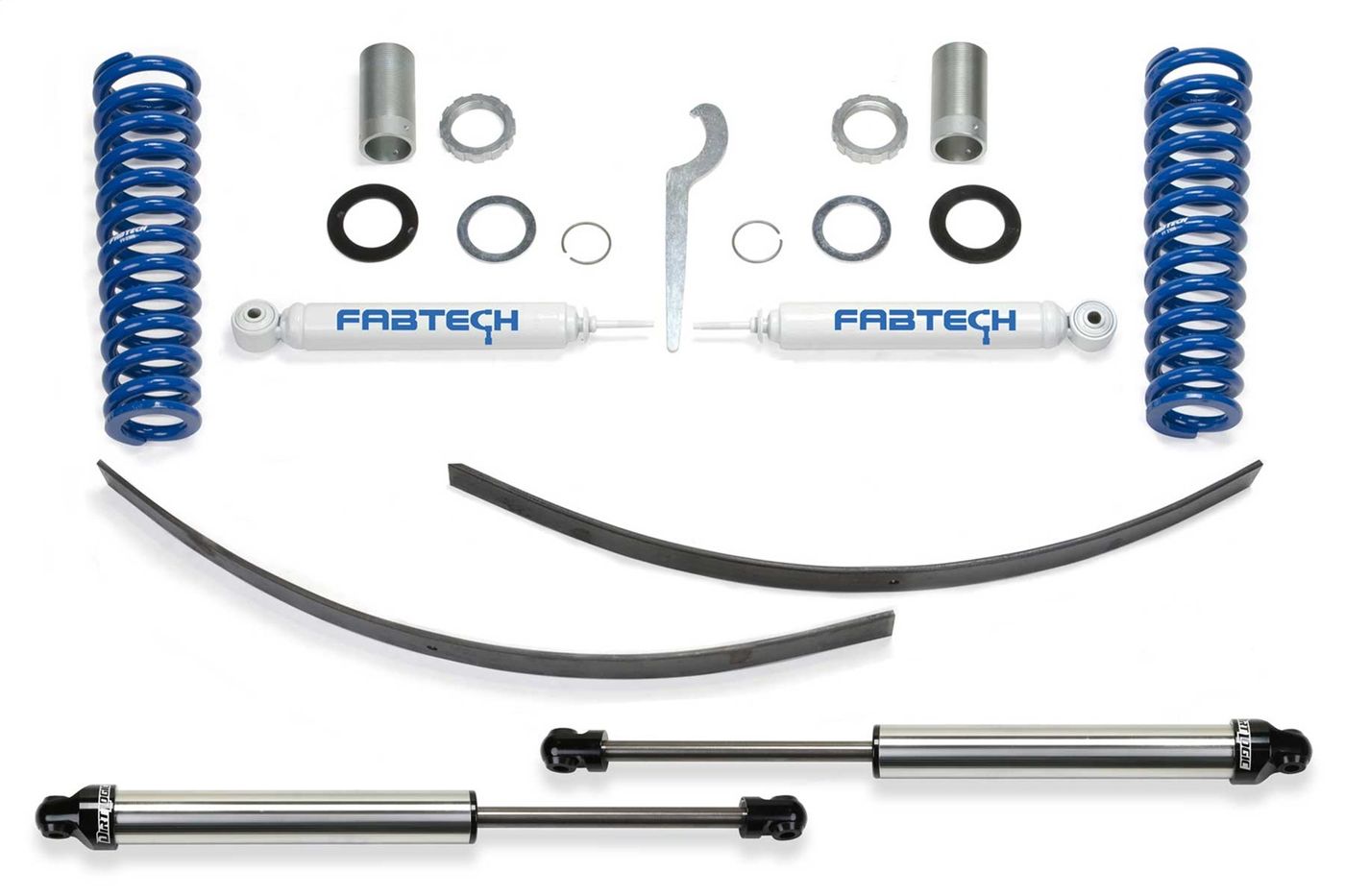 Fabtech 3" Basic Coilover Lift System