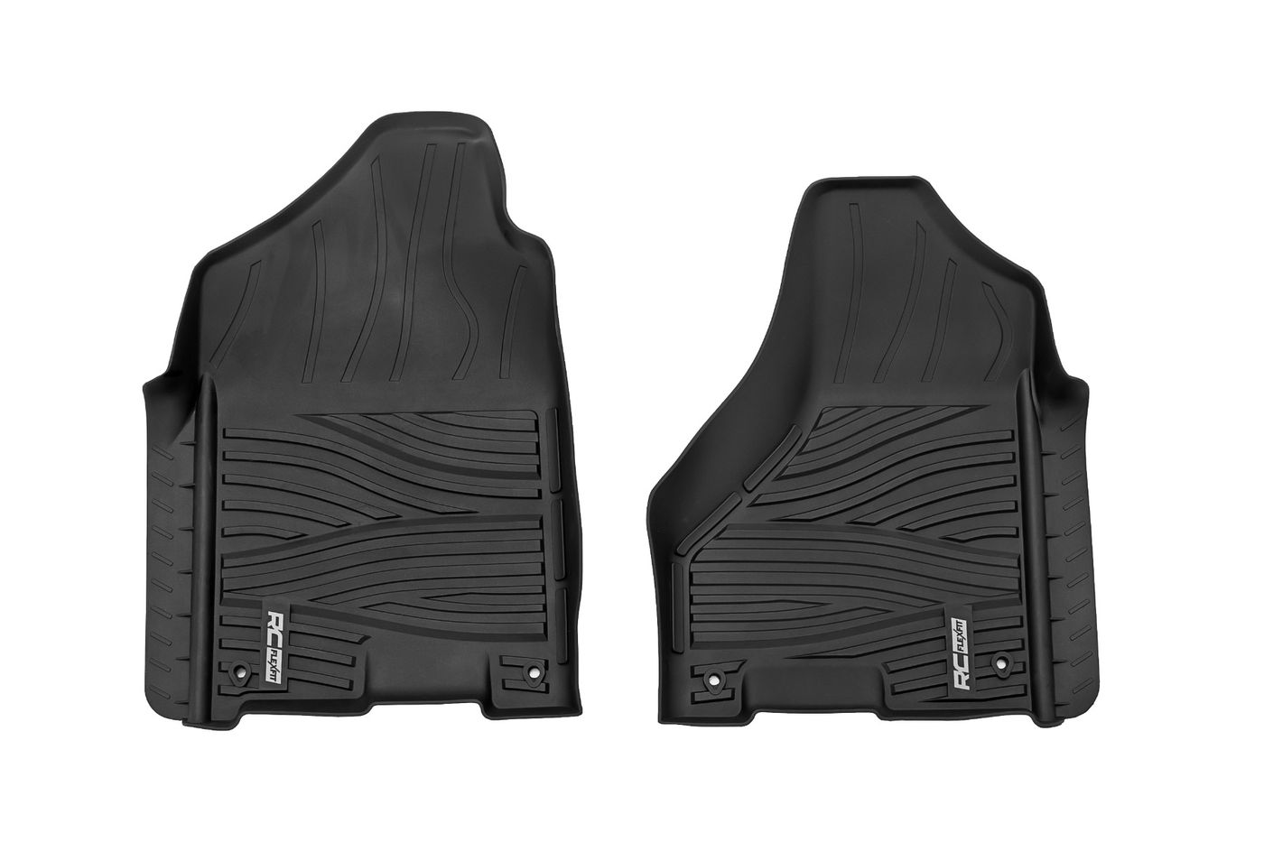 Rough Country Flex-Fit Floor Mats | FR | Crew Cab | Ram 1500 2WD/4WD (2012-2018 & Classic)