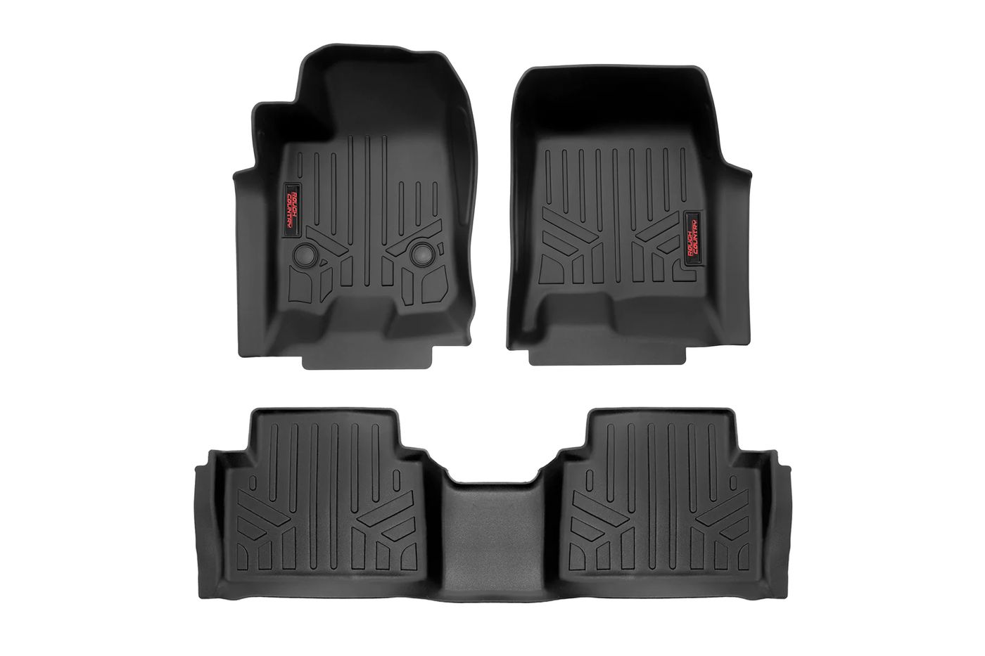 Rough Country Floor Mats | FR & RR | Crew | Chevy/GMC Canyon/Colorado 2WD/4WD (2023-2026)