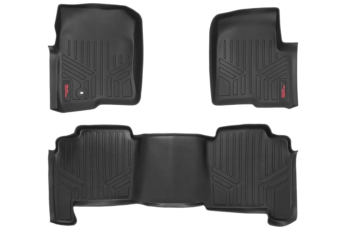 Rough Country Floor Mats | FR & RR | Ford F-150 2WD/4WD (2004-2008)