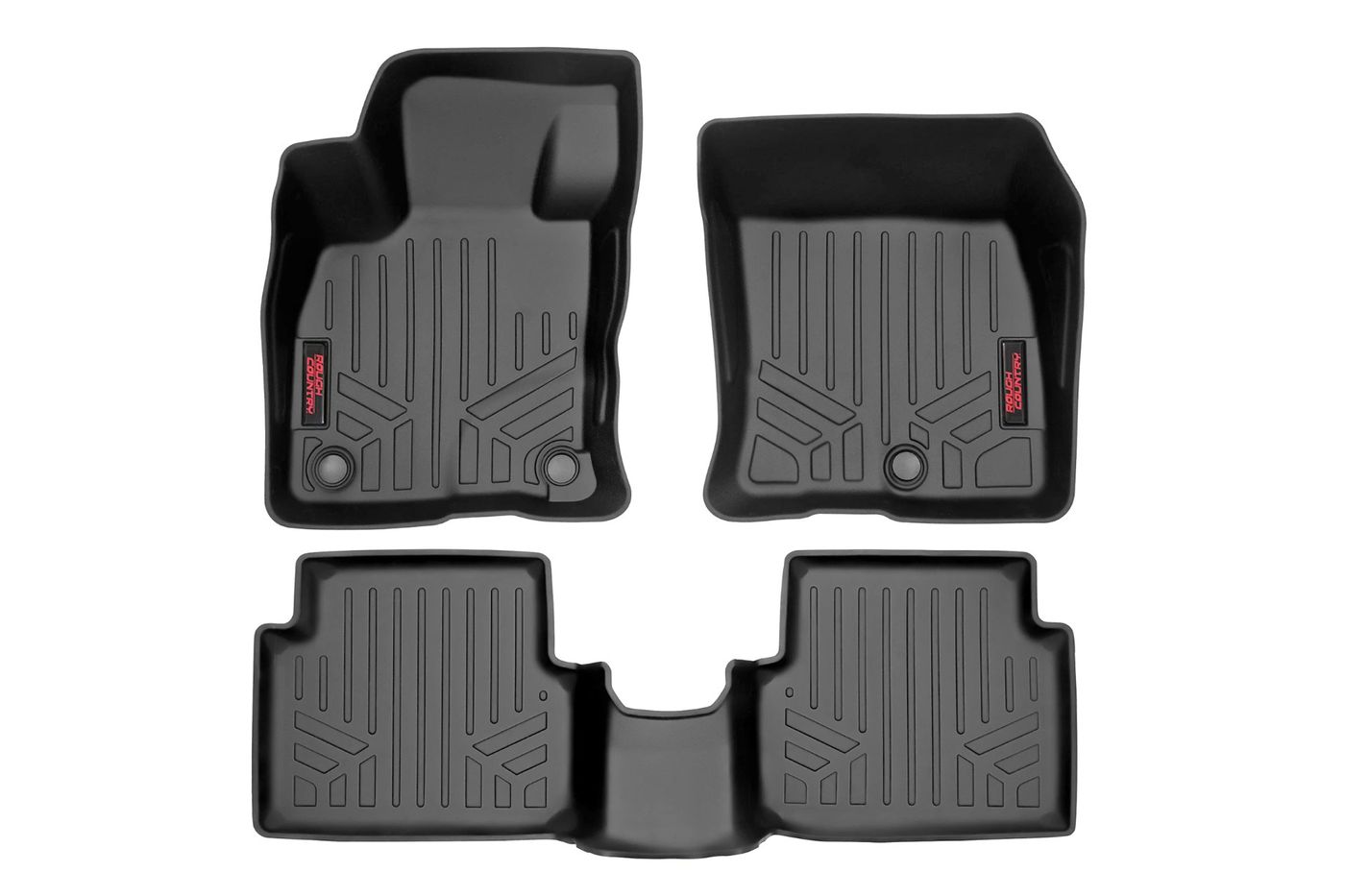 Rough Country Floor Mats | Front and Rear | Ford Maverick 2WD/4WD (2022-2026) | #M-51102