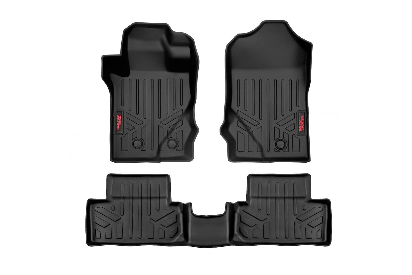 Rough Country Floor Mats | Front & Rear | Ford Bronco (2 Door) 4WD (2021-2026)