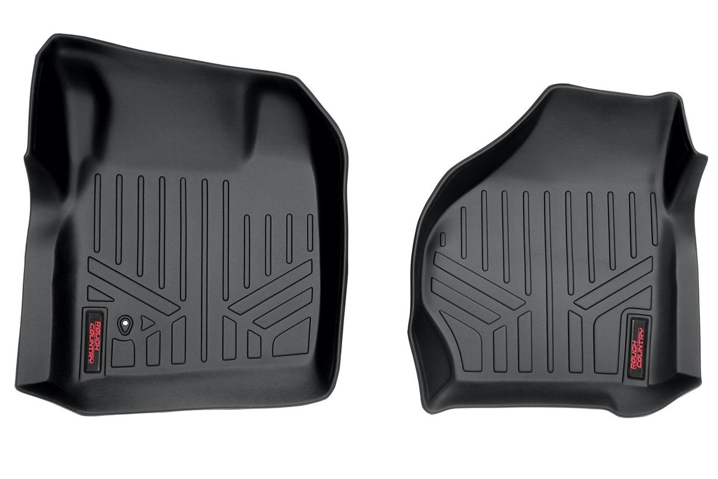 Rough Country Floor Mats | Front | Super/Crew Cab | Ford F-250/F-350 Super Duty (99-07)