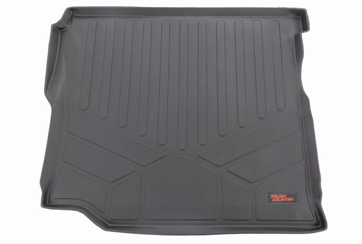Rough Country Rear Cargo Mat | W/ Sub | Jeep Wrangler Unlimited 4WD (2018-2026)