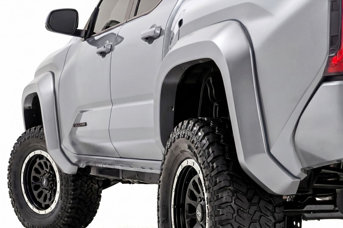 Rough Country Sport Fender Flares | 1J9 Celestial Silver Metallic | Toyota Tacoma (24-26)
