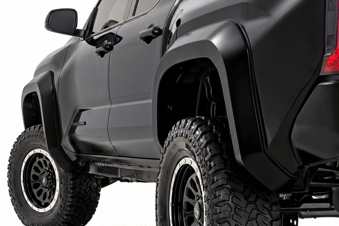 Rough Country Sport Fender Flares | 202 Gloss Black | Toyota Tacoma 2WD/4WD (2024-2026)
