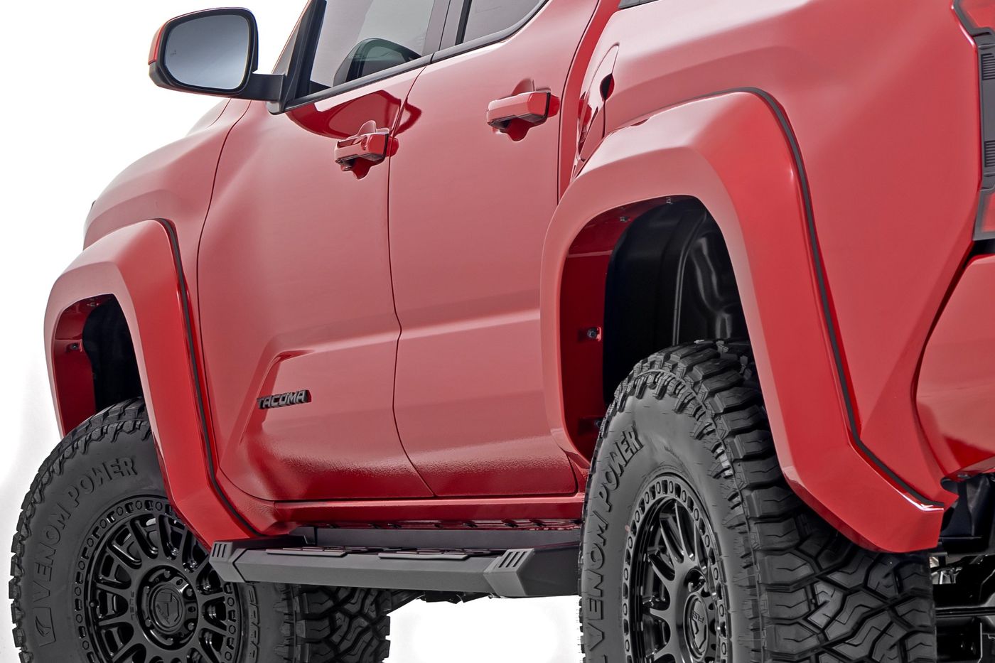 Rough Country Sport Fender Flares | 3U5 Supersonic Red | Toyota Tacoma 2WD/4WD (2024-2026)