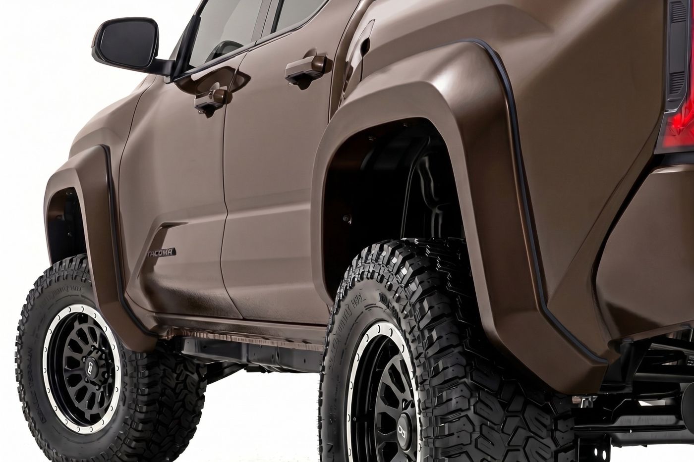 Rough Country Sport Fender Flares | 6X1 Bronze Oxide | Toyota Tacoma 2WD/4WD (2024-2026)
