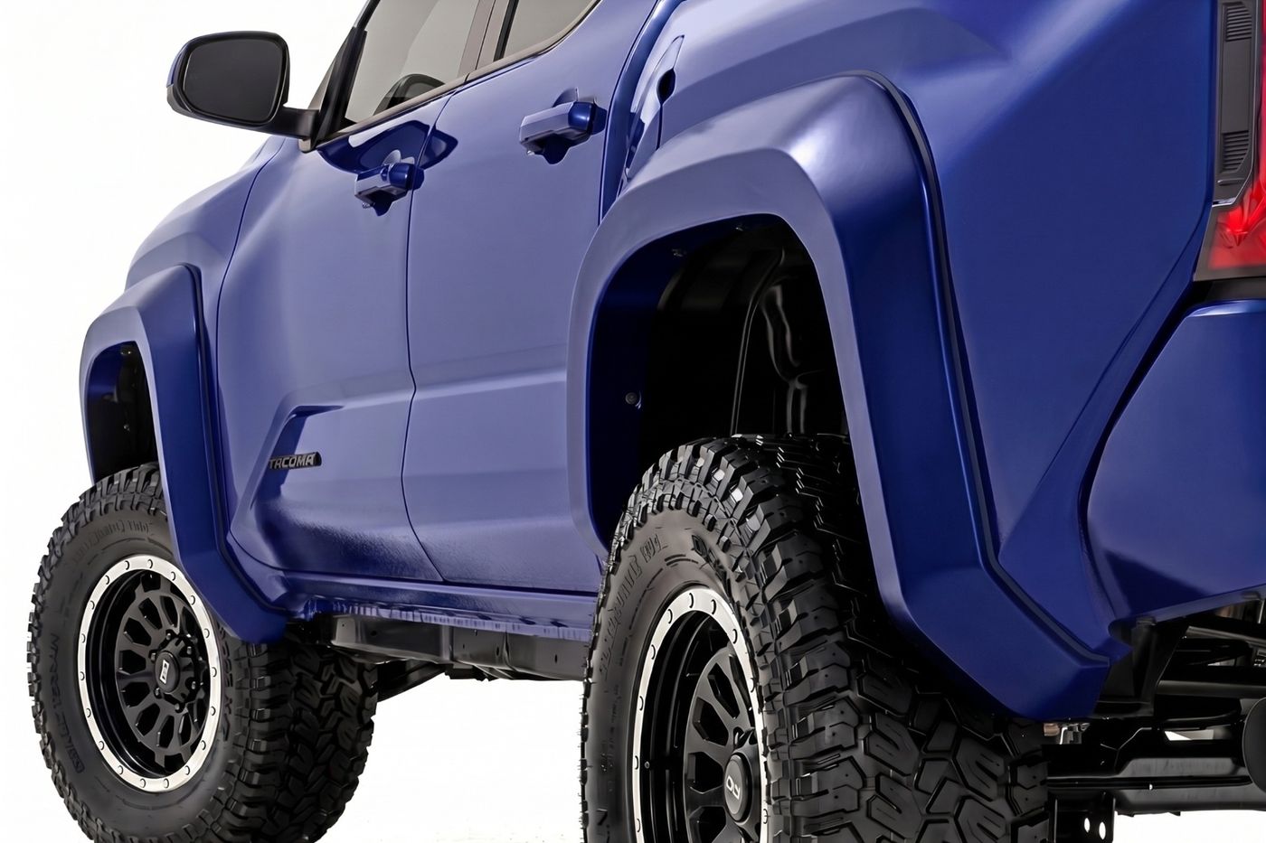 Rough Country Sport Fender Flares | 8W7 Blue Crush | Toyota Tacoma 2WD/4WD (2024-2026)