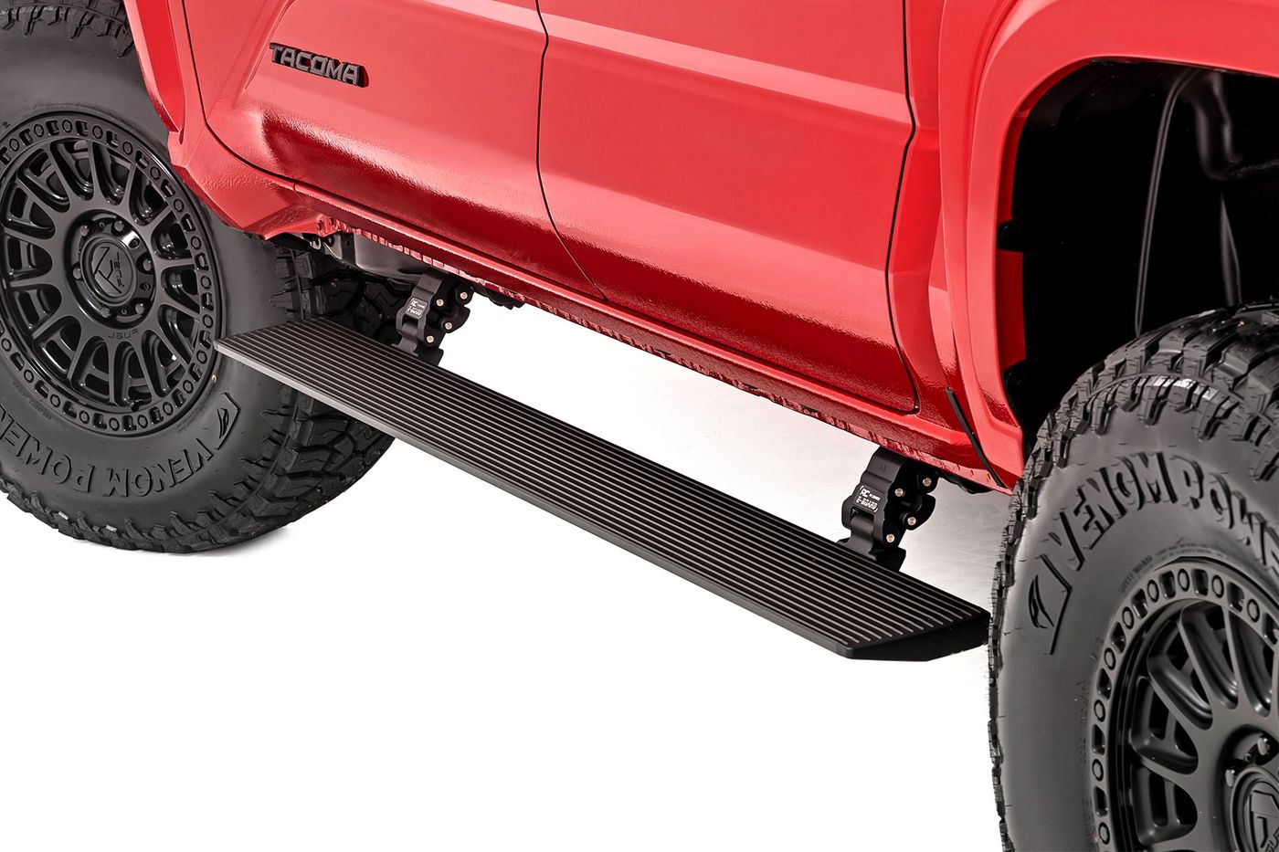 Rough Country Power Running Boards | Dual Electric Motor | Double Cab | Toyota Tacoma (24-26)
